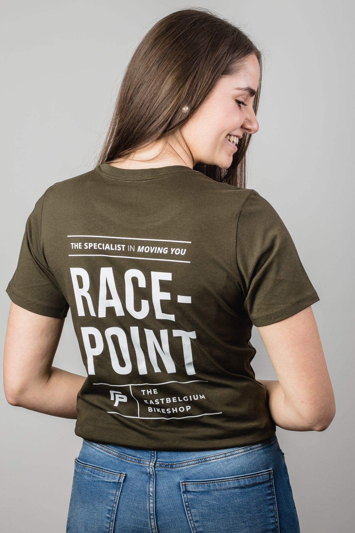 Racepoint T-Shirt oak green - Women