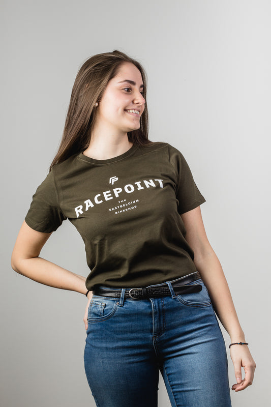 Racepoint T-Shirt oak green - Women